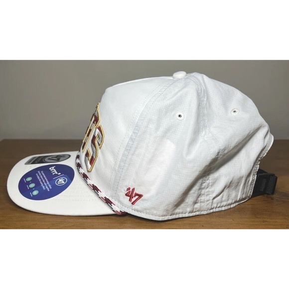 New Orleans Saints ‘47 Brand Hitch White Flag Flutter Rope Brrr Hat Cap OSFA New - Picture 7 of 11